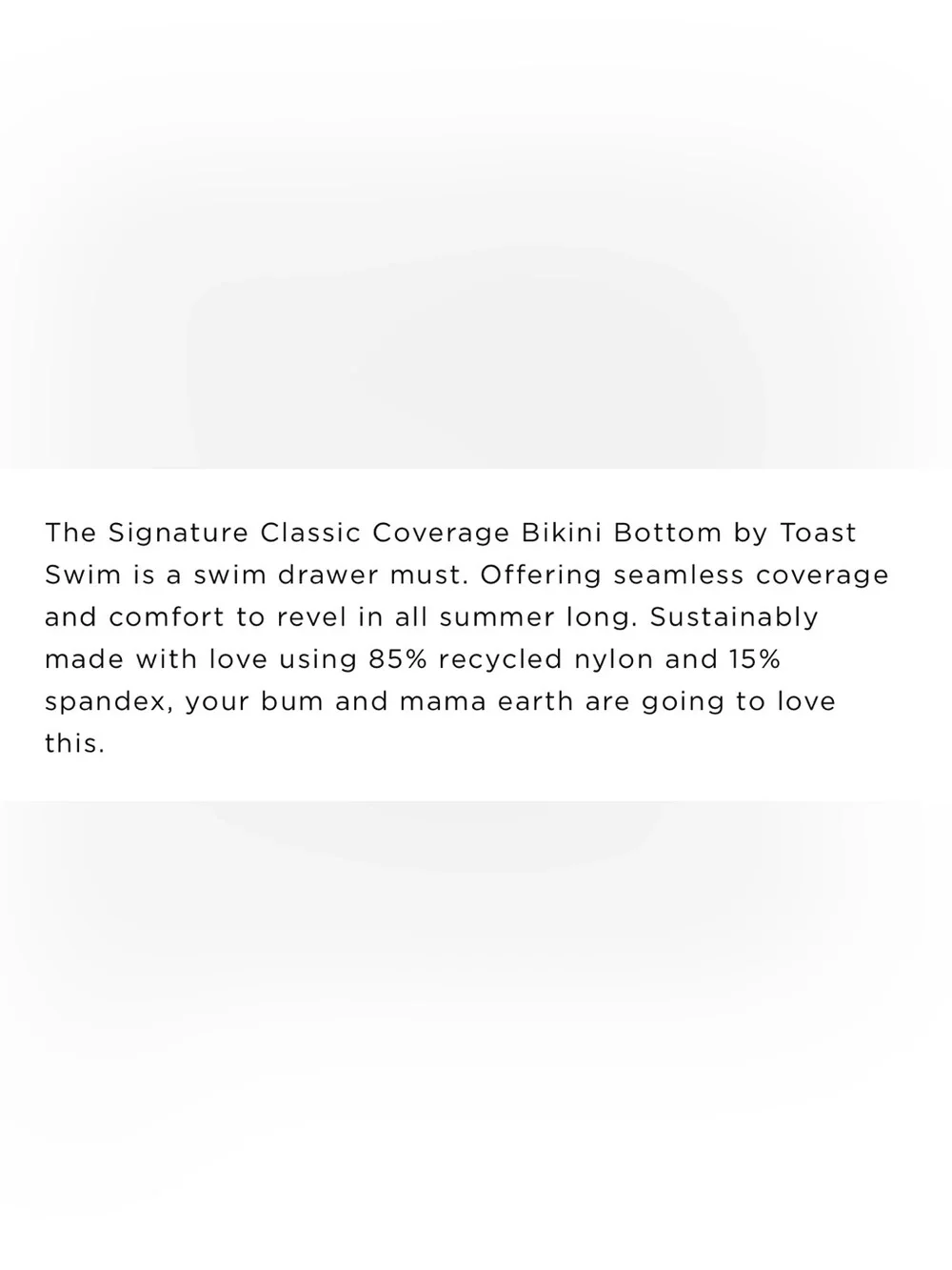 Toast Swim CLASSIC COVERAGE BIKINI BOTTOM in TANGERINE